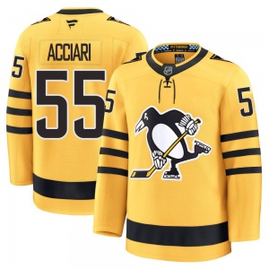 Youth Noel Acciari Pittsburgh Penguins Fanatics Premium Gold Alternate 2025 Jersey