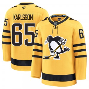 Youth Erik Karlsson Pittsburgh Penguins Fanatics Premium Gold Alternate 2025 Jersey