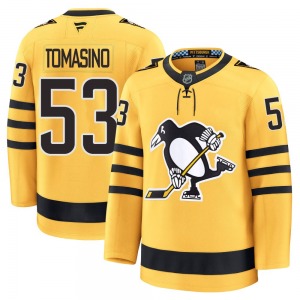 Youth Philip Tomasino Pittsburgh Penguins Fanatics Premium Gold Alternate 2025 Jersey