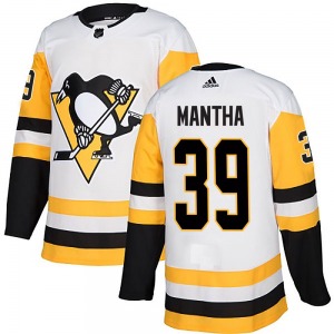Anthony Mantha Pittsburgh Penguins Adidas Authentic White Away Jersey