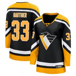 Women's Taylor Gauthier Pittsburgh Penguins Fanatics Branded Breakaway Black Special Edition 2.0 Jersey