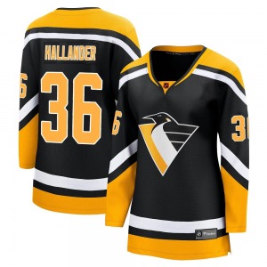 Women's Filip Hallander Pittsburgh Penguins Fanatics Branded Breakaway Black Special Edition 2.0 Jersey