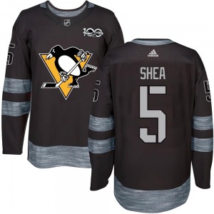 Ryan Shea Pittsburgh Penguins Authentic Black 1917-2017 100th Anniversary Jersey