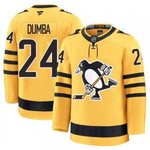 Matt Dumba Pittsburgh Penguins Fanatics Premium Gold Alternate 2025 Jersey