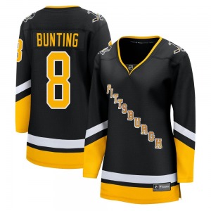 Women's Michael Bunting Pittsburgh Penguins Fanatics Branded Premier Black 2021/22 Alternate Breakaway Player Jersey