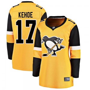 Women's Rick Kehoe Pittsburgh Penguins Fanatics Branded Breakaway Gold Alternate Jersey